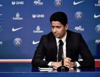 Al-Khelaïfi apoya a Emery, ratifica el proyecto del PSG y carga contra el árbitro