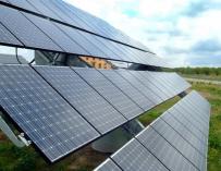 Instalación de paneles fotovoltaicos.