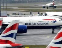 Imagen de aviones de British Airways.
