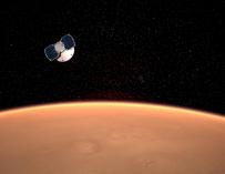 La nave espacial InSight aterrizará este lunes en Marte.