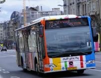 Fotografía de un bus de Luxemburgo.