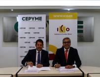 Foto presidentes del ICO y Cepyme / ICO