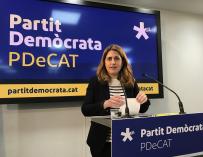 Marta Pascal (PDeCAT) critica en Londres que el Gobierno no deja al Parlament abordar el independentismo