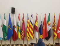 Banderas autonomías, CCAA, comunidades autónomas