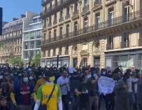 92 detenidos en las protestas a favor de los derechos de los migrantes en París