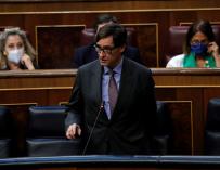 Salvador Illa en el Congreso - decreto nueva normalidad
