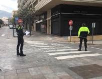 Policía local de Málaga Policías de Marbella en un control durante pandemia del coronavirus (Foto de ARCHIVO) 8/4/2020