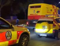 Motorista muerto choque semáforo Madrid, Samur Emergencias Madrid