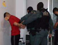 La Guardia Civil detiene a tres 'okupas' en una vivienda en Utebo (Zaragoza)