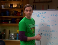 Sheldon Cooper, en Big Bang Theory.