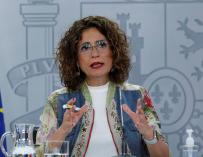 María Jesús Montero en el Consejo de Ministros