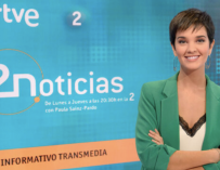 Paula Sainz-Pardo, última presentadora de 'La 2 Noticias'