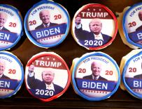 Las campañas de los candidatos a la Casa Blanca incluyen hasta galletas con sus rostros.