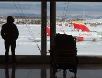 El Aeropuerto Madrid Barajas-Adolfo Suárez ha estado cerrado a toda actividad durante casi todo el fin de semana.