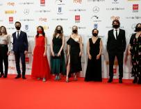 Integrantes del equipo de la película "Las niñas" a su llegada a la gala de entrega de los "Premios Forqué"