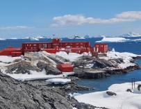 Base Antártica O'Higgins en la Antártida chilena. .