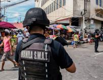 Agente de las Fuerzas Especiales de la Policía Nacional de Filipinas