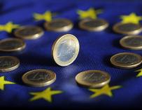 Europa euro bandera moneda