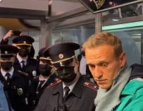 Detención del activista político ruso Alexei Navalni en el aeropuerto de Moscú SIMPATIZANTES DE NAVALNI (Foto de ARCHIVO) 17/1/2021