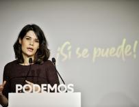 La portavoz de Podemos, Isa Serra,