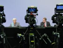 ECB president Christine Lagarde at the Governing Council Press Conference on 21 January 2021 in Frankfurt. Germany