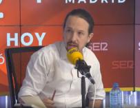 Pablo Iglesias abandona el debate de la Cadena Ser