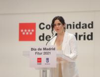 La presidenta de la Comunidad en funciones, Isabel Díaz Ayuso