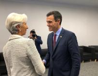 Pedro Sánchez mantiene dopada la economía española con la política acomodaticia del BCE que dirige Christine Lagarde