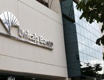 Fachada de una sede de Unicaja Banco. UNICAJA (Foto de ARCHIVO) 7/4/2020
