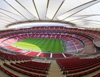El estadio Wanda Metropolitano es un ejemplo de 'smart building' desarrollado por Telefónica.