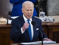 El presidente de EEUU, Joe Biden. JIM LOSCALZO-POOL VIA CNP/ZUMA PRESS/CONTACTO 02/3/2022 ONLY FOR USE IN SPAIN