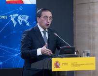 El ministro de Asuntos Exteriores, Unión Europea y Cooperación, José Manuel Albares.