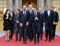Cumbre de la Unión Europea en Versalles, Francia.