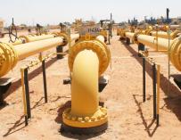 Gasoductos de Sonatrach en Argelia.