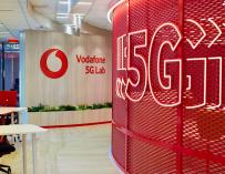 Logo laboratorio 5G Vodafone en Madrid