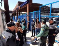Sabrina Moh, delegada del Gobierno en Melilla, ha visitado la frontera entre Melilla y Marruecos