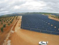 Planta fotovoltaica de FRV en San Serván (Extremadura)