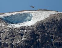 Glaciar alpino Italia