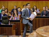 Juanma Moreno en el Debate de Investidura a la presidencia de la Junta de Andalucía