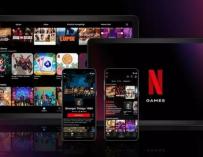 Interfaz de Netflix Games en la plataforma de contenido en 'streaming'.