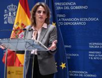 La vicepresidenta tercera del Gobierno y ministra para la Transición Ecológica, Teresa Ribera.