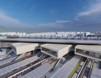 OHLA construirá la nueva estación de tren situada en Irún por 55 millones.