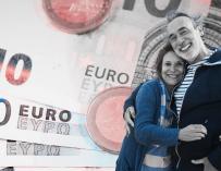 Una pareja ganadora del Euromillones