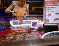 Mercado chino pescado