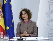 La vicepresidenta cuarta y ministra de Hacienda, María Jesús Montero presenta el techo de gasto para los presupuestos de 2024