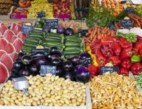 Mercado verduras