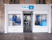 La primera tienda de DIGI en Vitoria, a 30 de enero de 2024, en Vitoria, Álava, País Vasco (España).