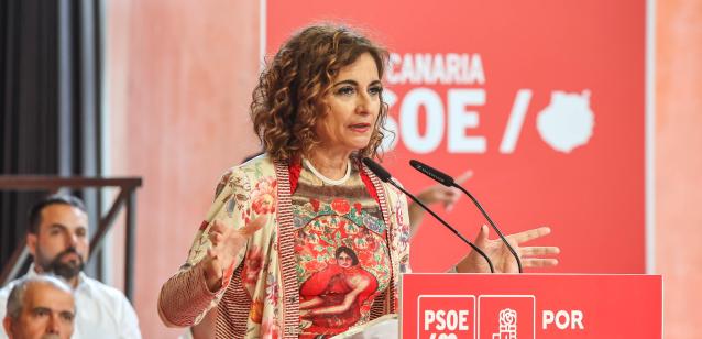 La ministra de Hacienda y vicesecretaria general del PSOE, María Jesús Montero.