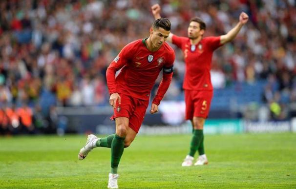 Cristiano Ronaldo, durante el Portugal - Suiza del 5 de junio de 2019