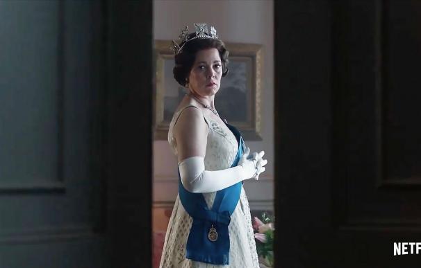 Olivia Colman, en la tercera temporada de 'The Crown', de Netflix